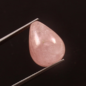Calidad comercial Natural Rosa morganita pera gota cabujón venta al por mayor piedras preciosas sueltas para joyería - Product Image 4