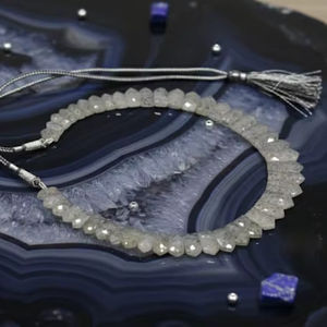 Collar de Moda con Cuentas de Estilo con Destello Azul, Collar de Mujer Hecho a Mano con Piedras Preciosas, Collar de Piedras Preciosas Hecho a Mano y Natural - Product Image 6