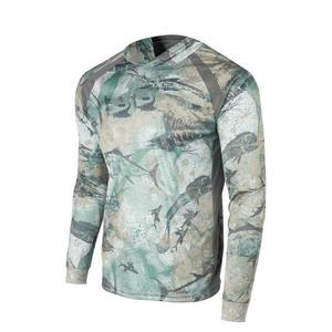 UPF50 +, camisas de pesca cómodas de manga larga para hombre, sudaderas de pesca de rendimiento, ropa de protección solar, sudadera de pesca de verano, RTS - Product Image 1
