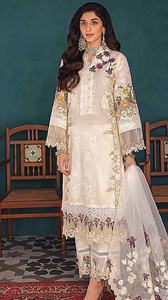 Salwar Kameez de Algodón Bordado Estilo Indio-Pakistaní, Diseño Moderno para Fiestas, Vestido de Moda 2023 - Product Image 3
