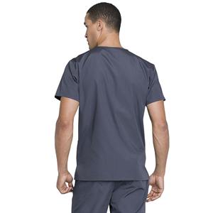 Scrubs médicaux sur mesure hauts col en V poches style avec haut à manches courtes pantalon pour hôpitaux médecins infirmières Salons de beauté - Product Image 4