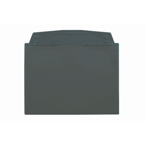 Portadocumenti con tasca trasparente, da appendere, DIN A5 orizzontale, grigio scuro, 10 pz. / confezione. - SD013-06 - Product Image 2