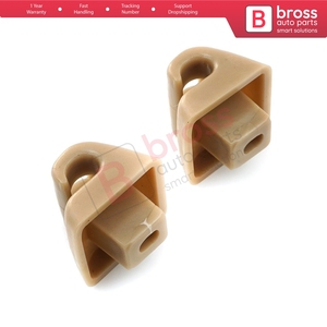 BSR503 2 pièces Crochets de fixation pare-soleil couleur beige pour W123 W124 W126 W201 190 W140 - Product Image 4