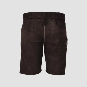 Pantalones cortos Lederhosen para hombre, traje bordado de piel sintética bávaro tradicional para festivales culturales y celebraciones patrimoniales - Product Image 5