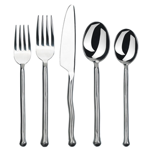 Juego de Cubiertos de Acero Inoxidable con Acabado Espejo, Cubiertos de Plata para Restaurante y Cocina, Más Vendidos - Product Image 6