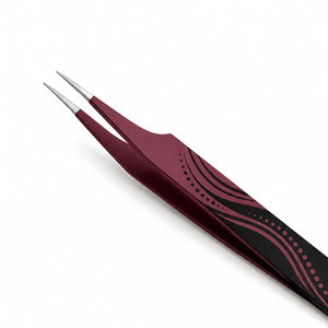 แหนบตัดขนตา SHEARS BEAUTY ทำจากสแตนเลสอย่างดี ด้ามจับไล่เฉดสีมารูน ปลายเรียบ ป้องกันไฟฟ้าสถิต ดีไซน์น้ำหนักเบา ขนาด 10 มม. - Product Image 4