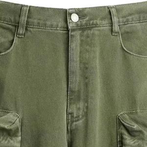 Pantalones Cargo Ligeros de Lona para Hombre - Ropa de Trabajo con Bolsillos Cargo - Product Image 6