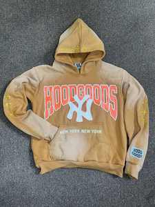 Conjuntos de chándal de alta calidad para mujer y hombre, con borde sin rematar, personalizados, estilo jogger acampanado, con lavado ácido vintage - Product Image 6