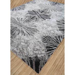 Alfombra de Lana y Seda de Bambú Anudada a Mano Kavi Ivory, Colección Chaos Theory-Esk-400, Alfombra Rectangular con Patrón Abstracto para el Hogar y el Pasillo - Product Image 2