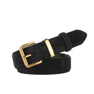 Wholesale Cheap Rate Women Retro Frosted <b>Belt</b> for Jeans Genuine Suede <b>Leather</b> <b>Belt</b> Women Skinny <b>Belts</b> for Pants Dresses - Product Image 3