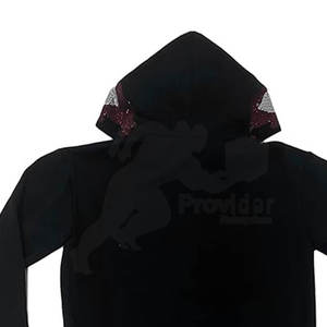 เสื้อฮู้ดดี้ผู้ชายผ้าฝ้ายฟลีซแห้งเร็ว 100% ระบายอากาศได้ดี ประดับเพชรเทียม สีพื้น ราคาประหยัด - Product Image 6