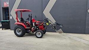 Tractor UHI T354 de 35 CV con Tracción en las 4 Ruedas, ROPS, Cargador Frontal y Pala 4 en 1, Paquete de 7 Accesorios, Gran Oferta que Incluye Motor Principal - Product Image 5