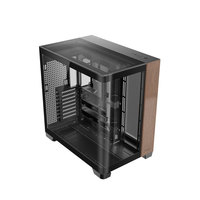 Boîtier Gaming Vertical Antec C8 Curve Bois ATX en Aluminium avec Verre Trempé pour PC de Bureau Gamer