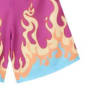 Men's MMA <b>Grappling</b> Shorts Polyester Sublimated Print Lightweight Breathable BJJ Martial Arts Fight Wear - Product Image 5