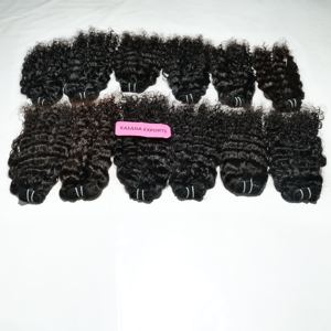 100% Extensiones de cabello humano virgen indio natural Proveedor Cutícula alineada Procesamiento químico Ninguno Estilo de onda Paquete al por mayor - Product Image 5