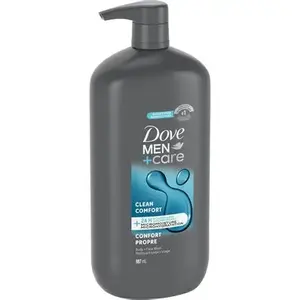 Dove Men+Care Nettoyant Purifiant Corps et Visage 3 Unités à l'Argile de Charbon avec Technologie Micromoisture Nourrissante 24h 30 oz - Product Image 4