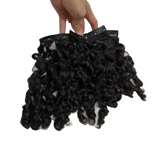 Donneur unique 100% cheveux humains cheveux bruts lâche vague profonde Extensions cuticule aligné pointe plate prix de gros ruban Clip Ins - Product Image 5