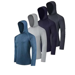 Custom ODM Embroidered Autumn Mens Golf Hoodie Lightweight Quick Dry Performance Stonewashed Plain Dyed Sportswear - Product Image 2