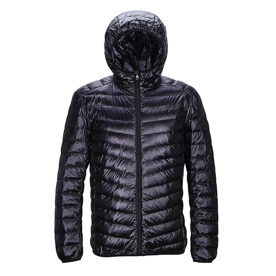 सबसे अच्छा गर्म निविड़ अंधकार चमकदार सर्दियों आउटडोर 100% पॉलिएस्टर कस्टम मेड डाकू फैशनेबल Puffer जैकेट