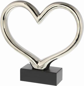 Trofeo de escultura de aluminio de Navidad único con base de madera Artículos para el hogar decorativos ecológicos hechos a mano para exportación al por mayor - Product Image 1