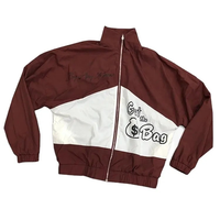 Ensemble de survêtement sport décontracté coupe ample pour homme, imperméable, coupe-vent, 100 % nylon épais, idéal pour l'hiver