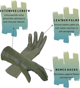 Gants de travail NOMEX pour pilotes et pilotes de ligne – Équipement de protection individuelle pour pilotes et aviateurs - Product Image 4