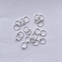 Aretes de Bola Redonda de Plata de Ley 925 de 10 mm, Aretes de Micras Doradas, Materiales de Joyería de Lujo para Hacer Joyas, Aretes de Alibaba