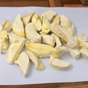 Durian lyophilisé fabriqué à partir de chair de durian sélectionnée, collation croustillante, ingrédient du Vietnam, meilleur prix pour la vente en gros, prêt à cuisiner - Product Image 1