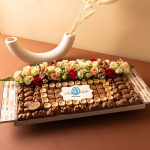 One-of-a-kind Deluxe Touch Glossy Look Plateau de service en nacre fait à la main pour le Ramadan Eid - Product Image 3