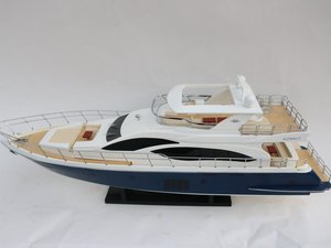 Gia Nhien Fabricant Conception personnalisée AZIMUT 82 MODÈLE DE BATEAU EN BOIS YACHT À MOTEUR-MODÈLE DE BATEAU EN BOIS DE HAUTE QUALITÉ-ARTISANAT - Product Image 5