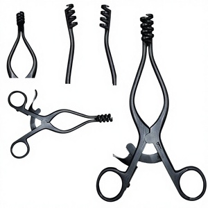 Juego de Retractores Quirúrgicos Manuales Autoajustables Weitlaner, Instrumentos para ORL, Hospital, Clínica, Clase I, 4x4 Dientes, Acero Inoxidable, CE - Product Image 1