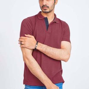 Polo en coton respirant à manches courtes pour hommes, avec logo imprimé personnalisé OEM, vêtements pour hommes, chemises grande taille pour hommes High Street - Product Image 1