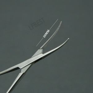 Kualitas Terbaik mikro vaskular Forceps siku kelopak mata ganda 12.5cm baja tahan karat Manual kosmetik plastik kantong halus hemostatik - Product Image 6