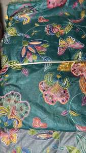 Tissu en dentelle jacquard non tissé artisanal de qualité supérieure avec broderie, paillettes et perles, vêtements de mariage de luxe pour garçons et filles - Product Image 2