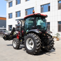 Tracteur compact 4x4 de 75 CV pour travaux agricoles, châssis robuste TB, norme d'émission Stage V, avec chargeur frontal