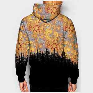 Sudaderas con capucha sublimación hechas a medida para hombre, sudaderas con capucha estampadas, último diseño, sudaderas con capucha sublimadas para hombre - Product Image 3