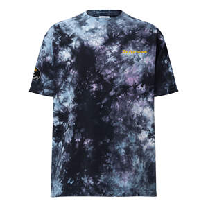 Camiseta Oversize Shaka Wear con Estampado Tie-Dye y Logotipo Sólido, Tejido de Punto Pesado de 200 Gramos, Método de Impresión por Serigrafía - Product Image 1