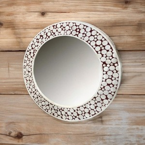 Espejo de Pared de Estilo Moderno Hecho a Mano, Cristal Personalizado con Incrustaciones de Nácar de Alta Calidad, Marco Decorativo para Uso Doméstico - Product Image 6