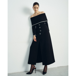 Mode de luxe robes élégantes fermeture éclair au dos robe Layla rayonne Spandex tissu tissé deux pièces ensemble femmes vêtements blanc Vietnam - Product Image 1