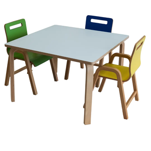 Chaise Montessori en contreplaqué EN71-3 conception sûre pour l'école salon maternelle hôtel fabriqué en bois meubles de qualité Turquie - Product Image 5