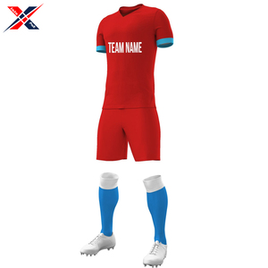 Uniforme de fútbol de alta calidad de manga corta para hombre y mujer, hecho de poliéster, venta al por mayor, precio más vendido, uniforme de uso del equipo de fútbol - Product Image 4