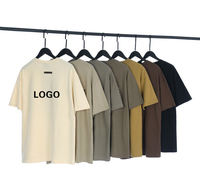 T-shirts décontractés pour hommes en toile 100 % coton, personnalisés avec logo de marque imprimé numériquement, haute qualité 230 g/m², couleur unie vierge