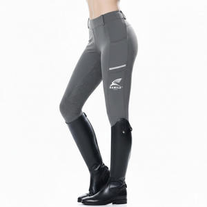 Pantalons d'équitation pour hommes à prix d'usine, avec genouillères, durables, pantalons d'équitation, pantalons d'entraînement, poches zippées - Product Image 3