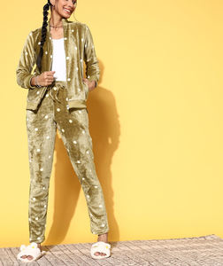 Nuevo diseño de chándal de terciopelo para mujer, ropa de invierno, moda para mujer, sudaderas con capucha, pantalones, chándal sólido, sudadera, chándal, ropa de gimnasio - Product Image 4