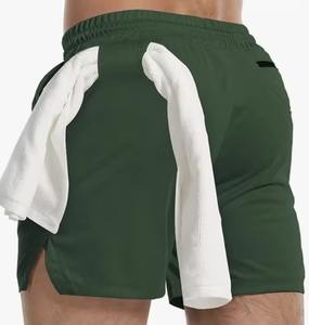 Pantalones Cortos Deportivos de Malla Personalizados al por Mayor, Nuevos, OEM, para Hombre, de Secado Rápido, Atléticos, de Nailon y Poliéster, para Gimnasio y Fitness - Product Image 6