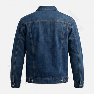 Chaqueta Vaquera Casual de Invierno para Hombre, Secado Rápido, Mejor Diseño, Logotipo Personalizado, Color Sólido, Uso Diario, Trabajo, Moda, Ropa Urbana Duradera - Product Image 2