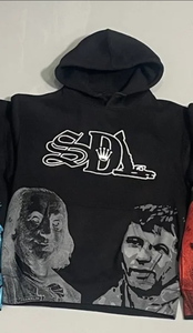 เสื้อฮู้ดดี้ SDL ลายเพชร สไตล์ฮิปฮอป แบบสั่งทำพิเศษสำหรับฤดูหนาว เนื้อผ้าระบายอากาศได้ดี ผลิตจากผ้าฝ้าย 100% สำหรับผู้ชาย - Product Image 3