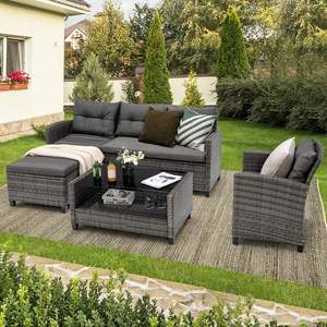 Modern High Quality Wicker Outdoor Furniture Set for Hotels for Living Room Direct Vietnam Factory Bulk Order Options - Product Image 6