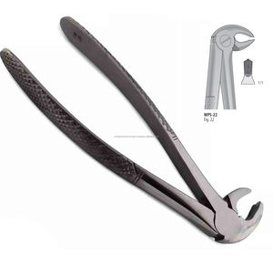 Pinzas de Extracción Dental Fig.22 para Molares Inferiores, Instrumento Quirúrgico Manual de Acero Inoxidable, Agarre Ergonómico, Patrón en Inglés - Product Image 4