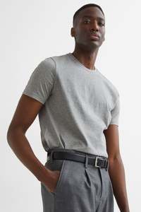 เสื้อยืดผู้ชายผ้าฝ้าย100% เสื้อยืดทรงหลวมมีคุณภาพ - Product Image 6